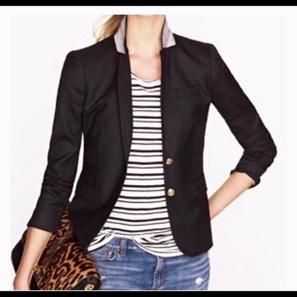 J. Crew black schoolboy blazer jacket style 05157 - Picture 4 of 11
